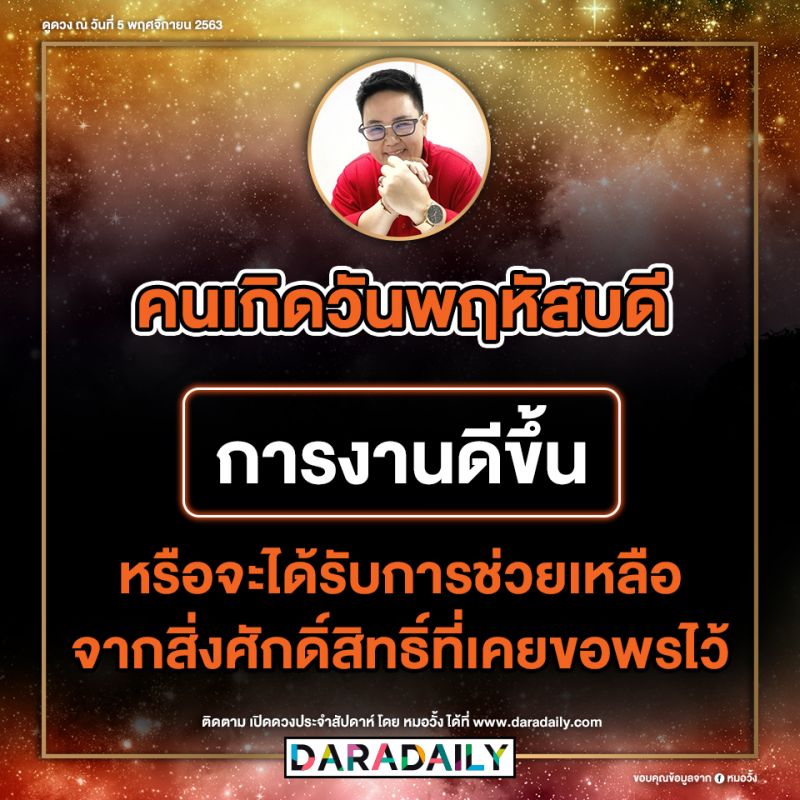 ดูดวง วันเกิด หมอวั้ง โชคลาภ