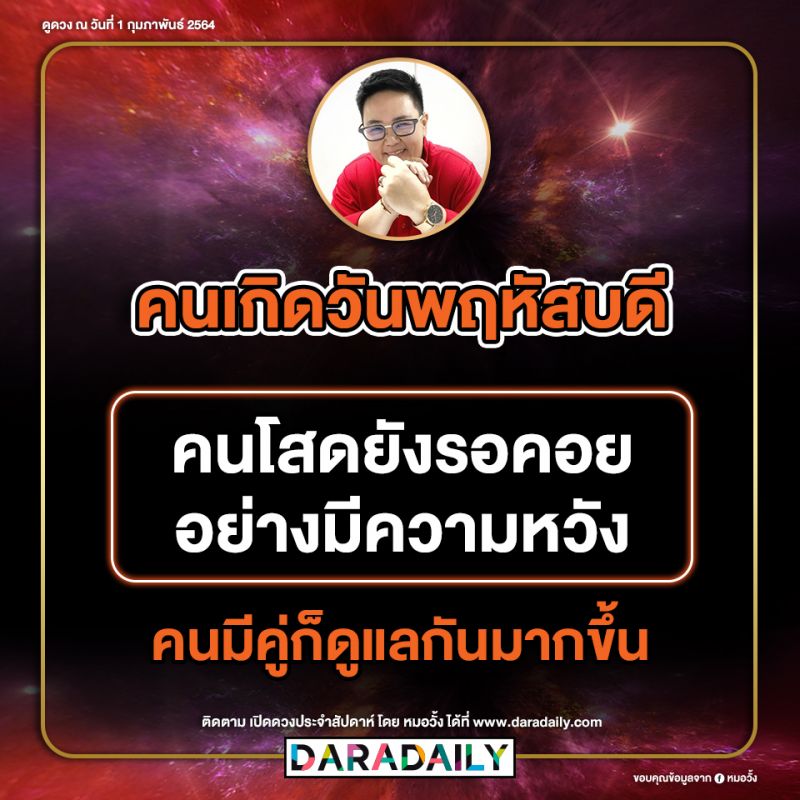 ดูดวง วันเกิด หมอวั้ง โชคลาภ