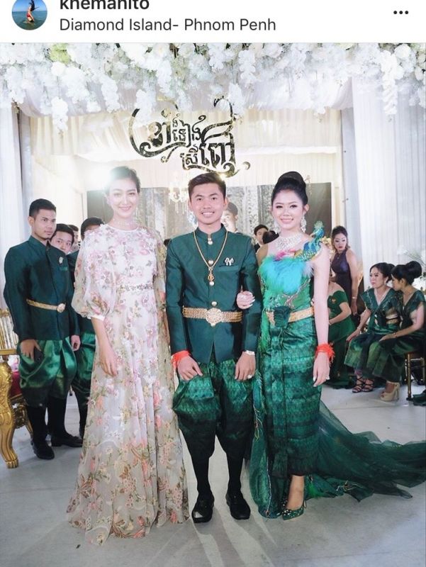 แพนเค้ก เขมนิจ งานแต่ง ไฮโซ กัมพูชา 