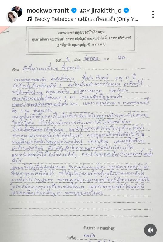 เมฆ จิรกิตติ์  มุก วรนิษฐ์