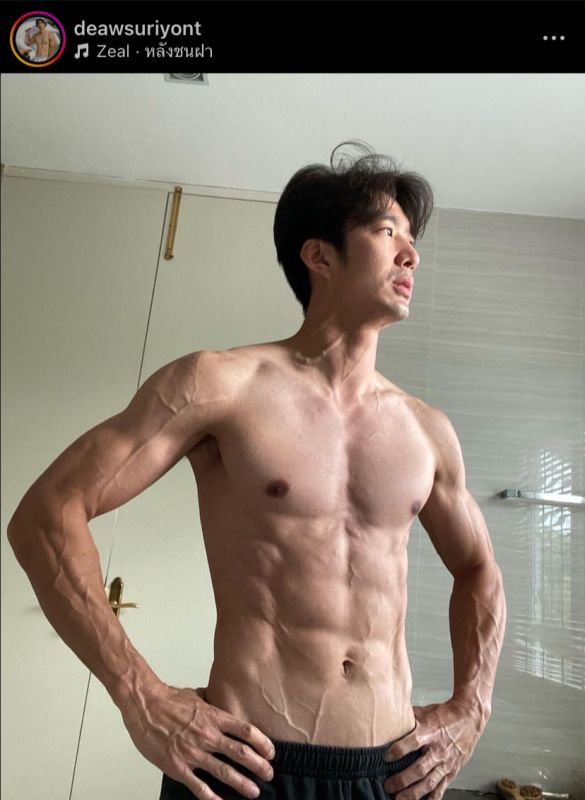 ซุปตาร์ชาย ดาราชาย ซิกแพ็ค ออกกำลังกาย ฟิตหุ่น