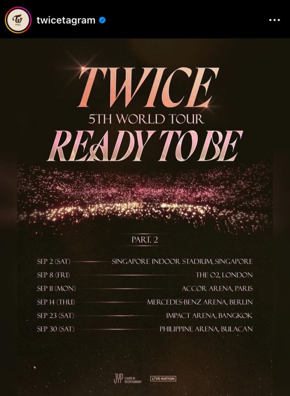 TWICE JYP WorldTour